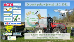 TäsmäViljely -foorumi 2021, Droonit peltoviljelyssä