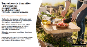 Tuoteideasta timantiksi – Elämyksellisten ruokapalveluiden tuotekehitystyöpajat yrityksille Turussa @ Turku