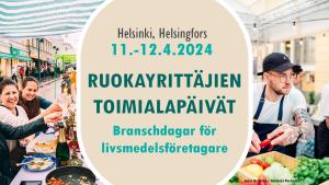 Ruokayrittäjän toimialapäivät Helsingissä - Branschdagar för livsmedelsföretagare i Helsingfors @ Haaga-Helia